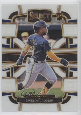 2024 Panini Select Concourse White Prizm /99 Jackson Chourio #6 Rookie RC 0n64