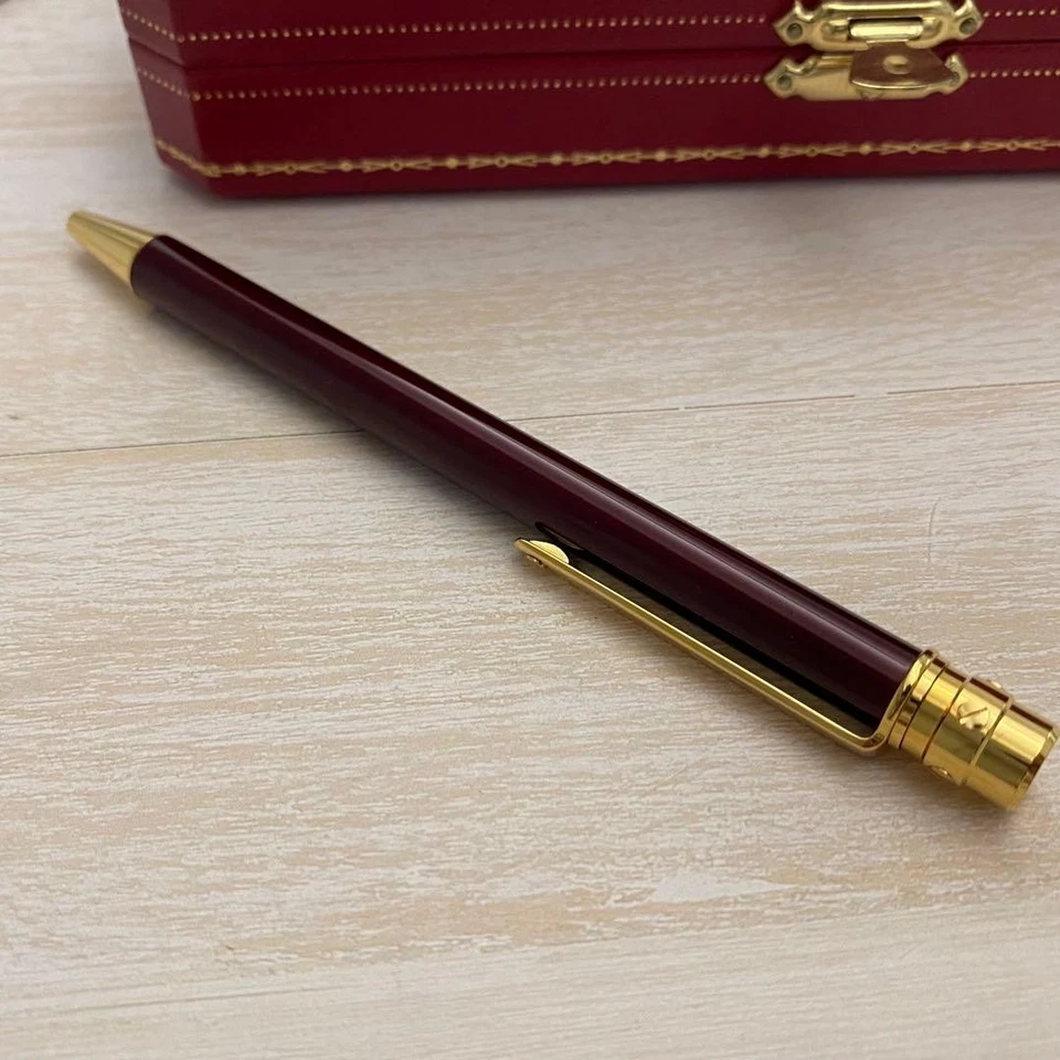 Bolígrafo Ultimate Cartier Santos de Cartier Burdeos con caja #57aaf7 Foto 4 de 4