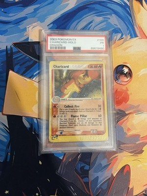 2003 Pokemon EX Dragon Charizard Holo #100/97 PSA 1