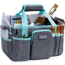 Art Supply Organizer Tote Bag   Craft Caddy with Handle, Utility Storage Tote...