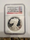 2012-S. Proof $1 American Silver Eagle NGC PF69 Ultra Cameo San Francisco label￼