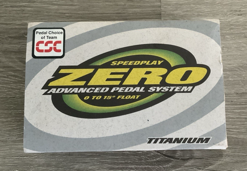 4 pezzi piastra pedale/fiocco titanio/ti* adatta SpeedPlay