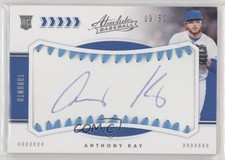 2020 Panini Absolute Light Blue 9/50 Anthony Kay #124 Auto 1u6