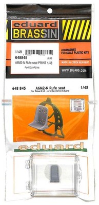 EDU648845 1:48 Eduard Brassin PRINT - A6M2-N Rufe Seat (EDU kit)