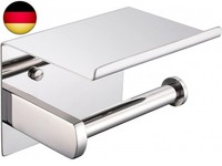 Toilettenpapierhalter Mit Ablage Klopapierhalter Edelstahl Ohne Bohren