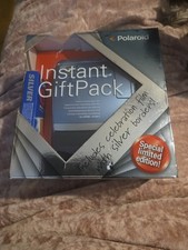 Rare Blue Polaroid 600 Instant Camera Gift Pack Special Limited Edition Boxed 