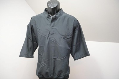 Zero Restriction Windbreaker Golf Jacket MADE IN USA Snap Neck Mens Sz Large