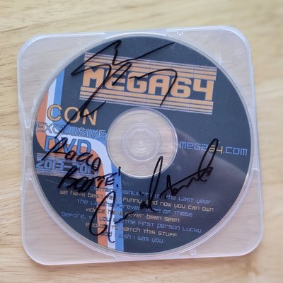 Mega64 Con Exclusive DVD 2013/2014 in Case SIGNED by Mega64
