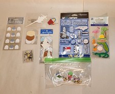 Lot of Beach and Summer Road Trip Themed Stickers and Embellishments