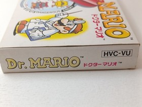 ✨ Dr. Mario Famicom 1990 Nintendo Complet Boxed FC NES HVC-VU ✨