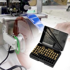 Hot Stamp Letters Date Printing Machine 120 Pcs Set For Batch Number Printing