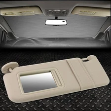 [LEFT/DRIVER SIDE]FOR 09-16 TOYOTA VENZA FACTORY STYLE SUN VISOR SUNSHADE TAN