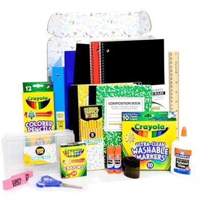 Complete School Supplies Kit   20 Essentials for Kindergarten to 8th Grade