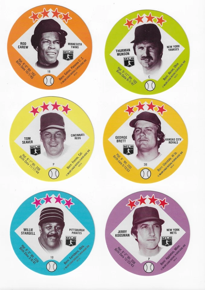 1977-78 Big T Tastee Freez Complete Set Carew, Brett, Brock, Yas, Seaver & more! - Image 3 of 4