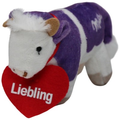 Mondelez Milka, Plüsch-Kuh mit Herz ''Liebling'' Kuscheltier 15cm Gebraucht