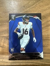 2024 Panini Totally Certified - Rookies Troy Franklin #170 Mirror Blue /399 (RC)