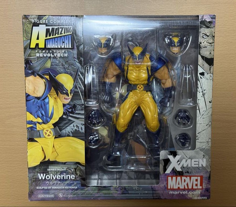Japan Authentic Amazing Yamaguchi 005 Wolverine Action Figure | eBay
