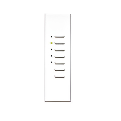 Lutron Homeworks QS Architrave 5 Tasten Heben/Senken Slim Keypad Base Unit - Weiß