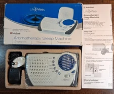 LifeWise Aromatherapy Sound Sleep Machine 6 Soothing Sounds 63-1521 open box