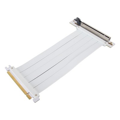PCIe 4.0 x16 Riser Cable, 128Gbps Rate, EMI Shielding, 90 Degree Slot, with 4...