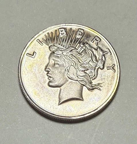 Peace Dollar Trade Unit-Oklahoma Federated Gold Inc. 1 Troy oz.999 Fine Silver