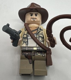 LEGO Minifigure Indiana Jones Tan Open Collar Shirt iaj033 7199