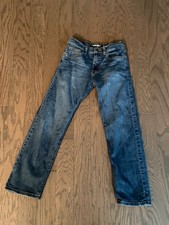 Wrangler Sz 12 Regular Boys Jeans Bootcut Adjustable Waist Blue