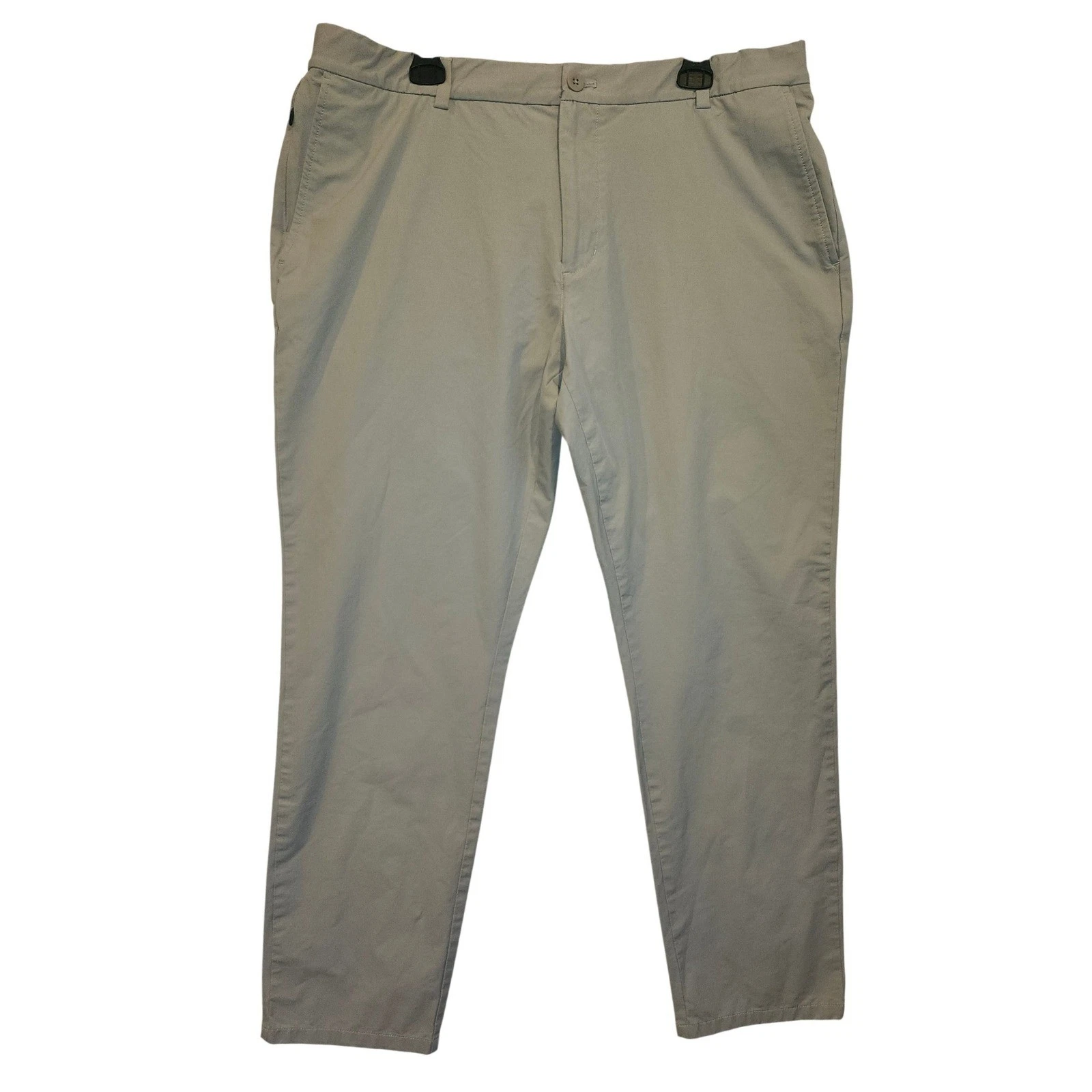 Vineyard Vines On-The-Go Slim Pant Mens 38x31 Gray Performance Chino 1P000005