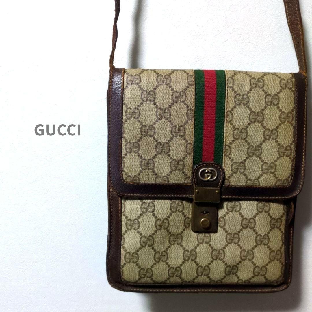 GUCCI GG Supreme Shelley Shoulder Bag Authentic Japanese Import