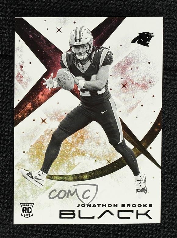 2024 Panini Black White Night Jonathon Brooks #WN-JBS Rookie RC 1co7