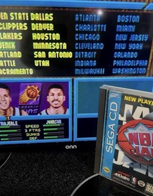 NBA Jam - Sega CD, 1994 Complete CIB Tested Working