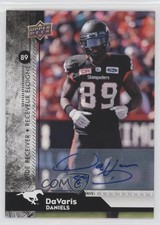 2018 Upper Deck CFL Auto Davaris Daniels #81 Auto i9i
