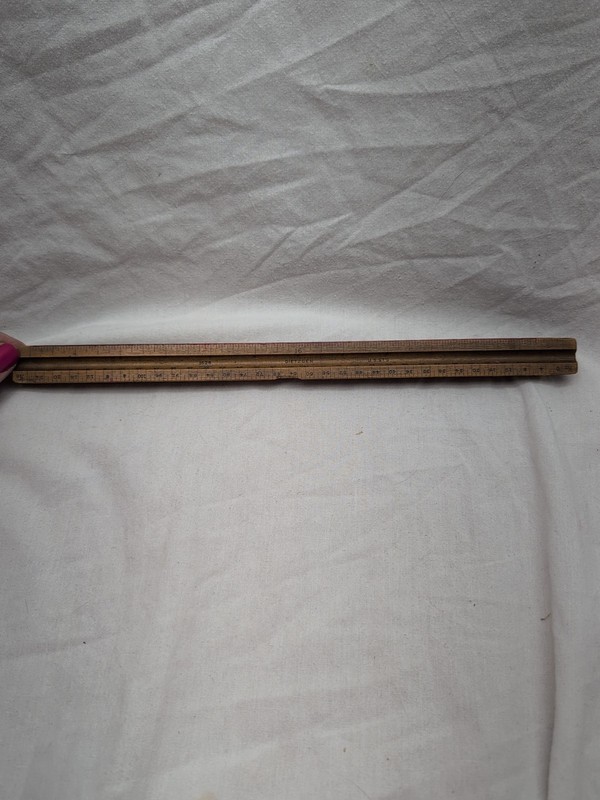 Ruler: DIETZGEN 1626 some wear vintage triangle ruler 