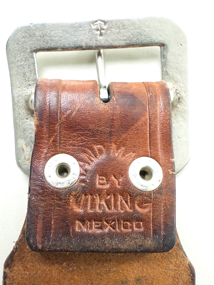 Vintage Viking Leather Ammo Cartridge Belt 45M Size 7212  display picture 1