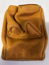 Protektor Model #13A Leather Rabbit Ear Rear Shooting Rest Soft Bottom Bag