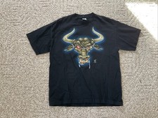 VTG 1998 WWF Layin The Smack Down The Rock Brahma Bull T-Shirt Titan Sports XL