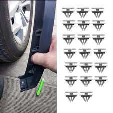 20PCS Fender Flare Rocker Panel Moulding Clip, Fender Trim Flare Clips, Wheel