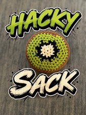 Kiwi Green And Brown Hacky Sack / Footbag/ Handmade / 2.5  Diameter