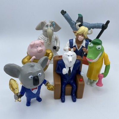 McDonald s Illumination Sing 2Bundle of 7 Figures collectable Toys