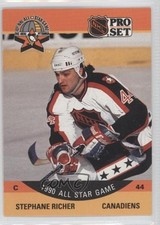 1990-91 Pro Set Stephane Richer #370 0i6