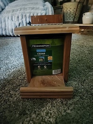Pennington Cedar Squirrel Snacker Feeder 2 In 1 Bird Feeder Or Squirrel Feeder