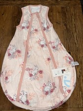 Little Spud Baby Sleep Sack Sz S Pink Bunny Mushroom Bamboo Organic Cotton