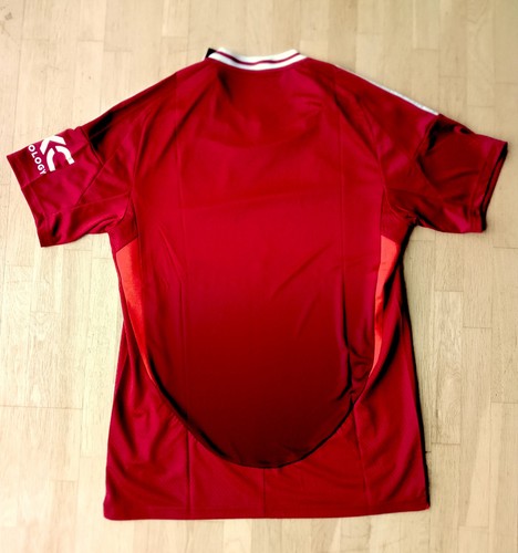 CAMISETA DE FUTBOL ADIDAS ROJA MANCHESTER UNITED 2024/25 LOCAL (2XL, XL, L, M) - Imagen 5 de 8