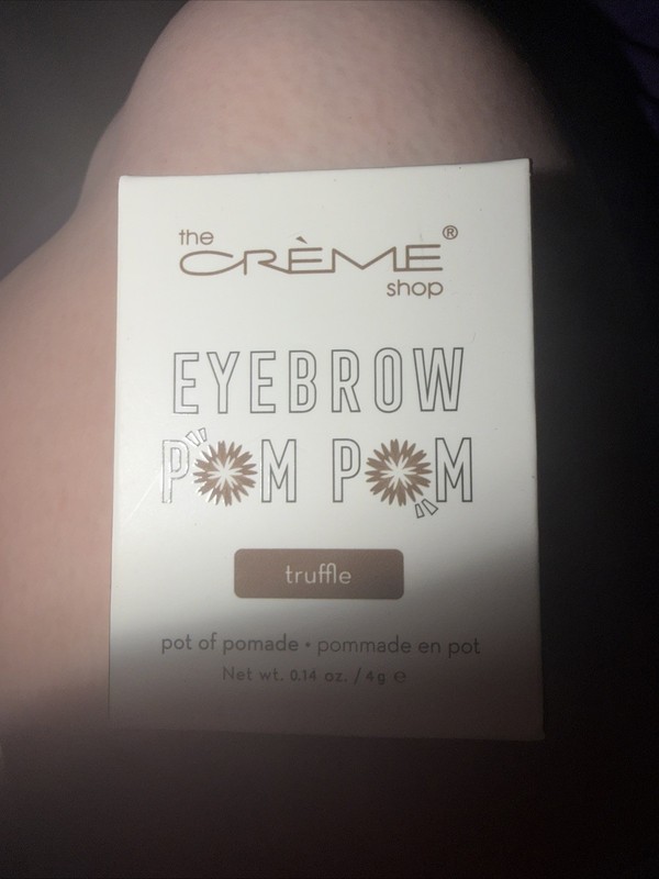The Créme Shop Eyebrow Pom Pom Pot Of Pomade truffle