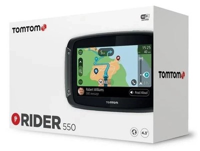 TOMTOM RIDER 550 Premium Motorcycle Satnav GPS - UK Stock, brand new ready to go