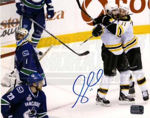 Gregory Campbell Boston Bruins Signed Stanley Cup Finals Goal 8x10 Bergeron - 第 1/3 張圖片