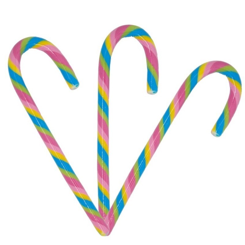 Candy Cane Bubble Gum Bag 16 Piece Biribao 448 Gr eBay