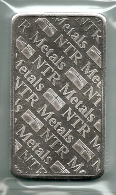 10 oz .999 Fine Silver NTR Metals Bar - Sealed | eBay