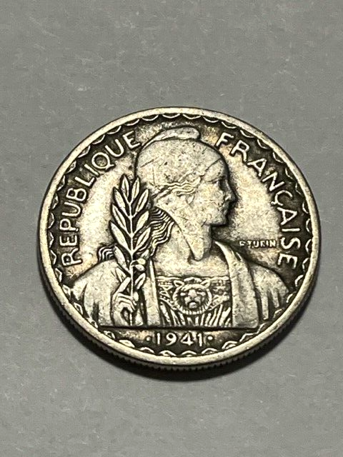 1941-S French Indochina 20 Cents VF #1104 | eBay