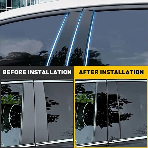 Poste de pilar 6 piezas para Honda Accord 2018-2021 cubierta de borde de puerta accesorios automáticos para automóvil - Imagen 3 de 10